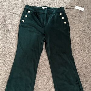 Elegant Green Flare Pants